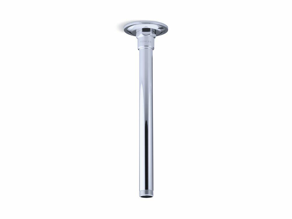 Tubo para Chuveiro de Teto Cromado 254mm Kohler