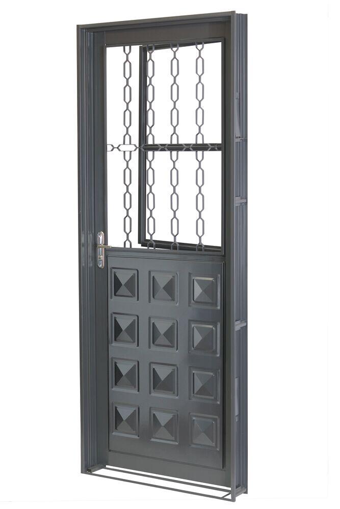 Porta Mista com Grade Postigo Almofada Dupla Standard 215x84 CRV