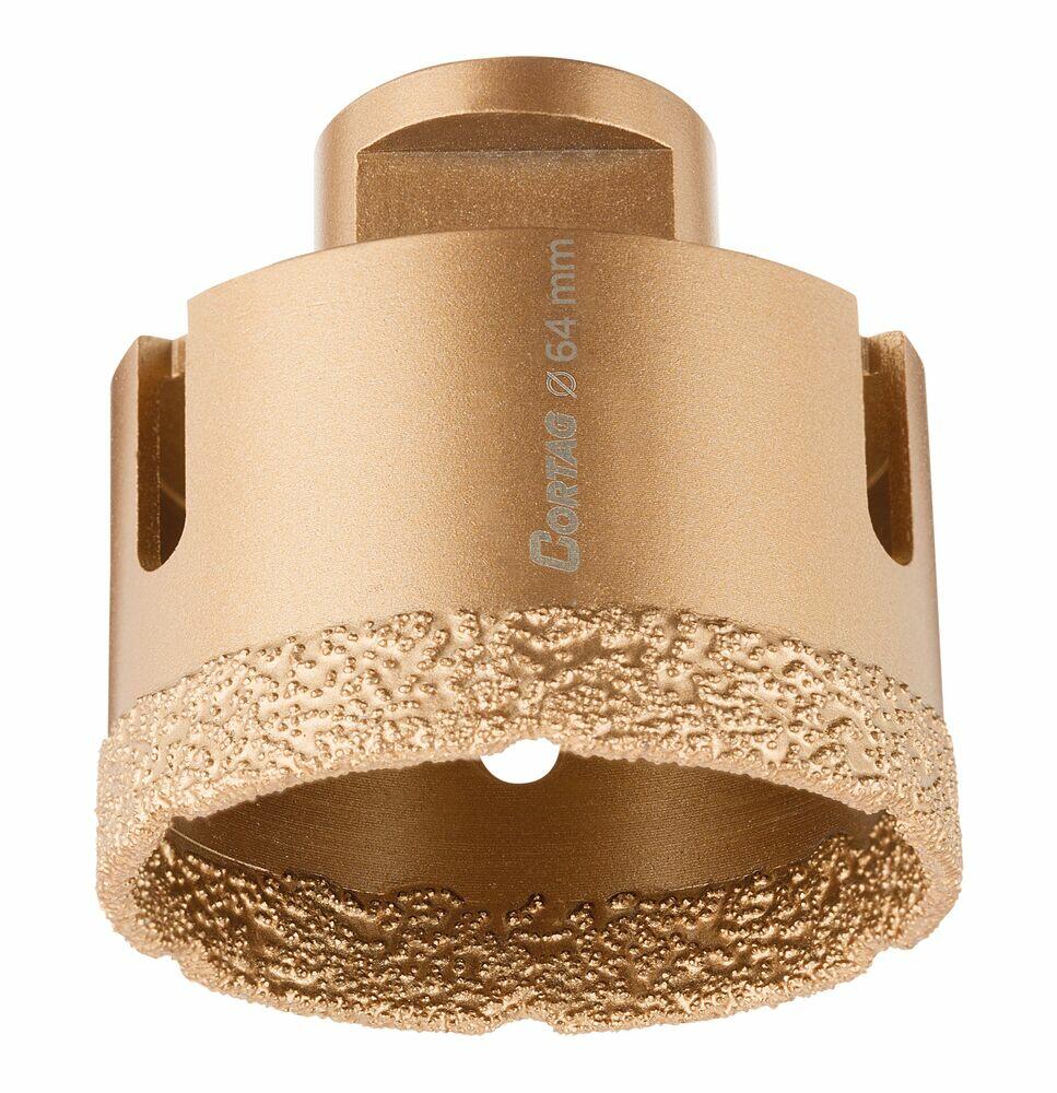Serra Copo Diamantada Esmerilhada 64mm Cortag