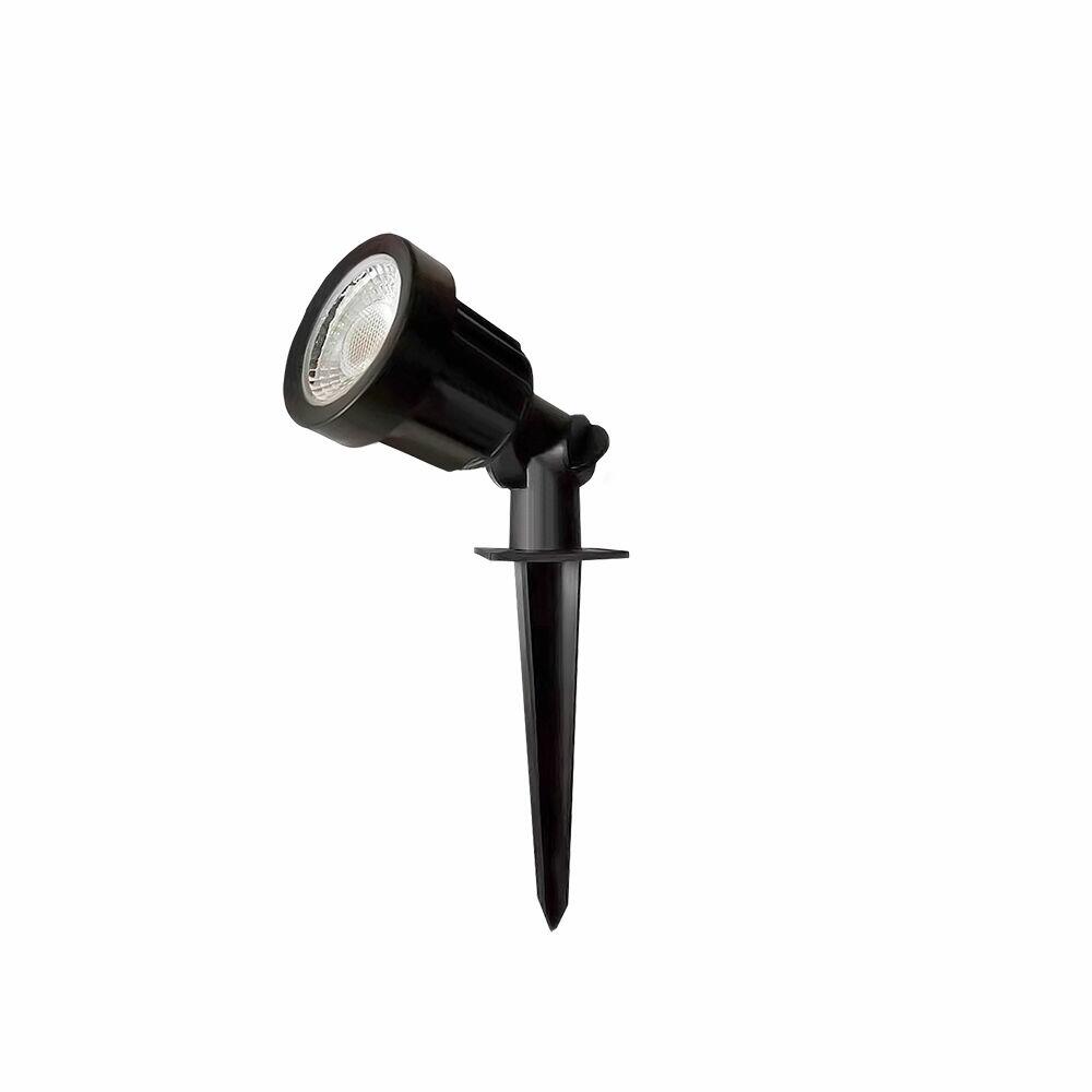 Espeto de Jardim de Led 5W Âmbar Preto Taschibra