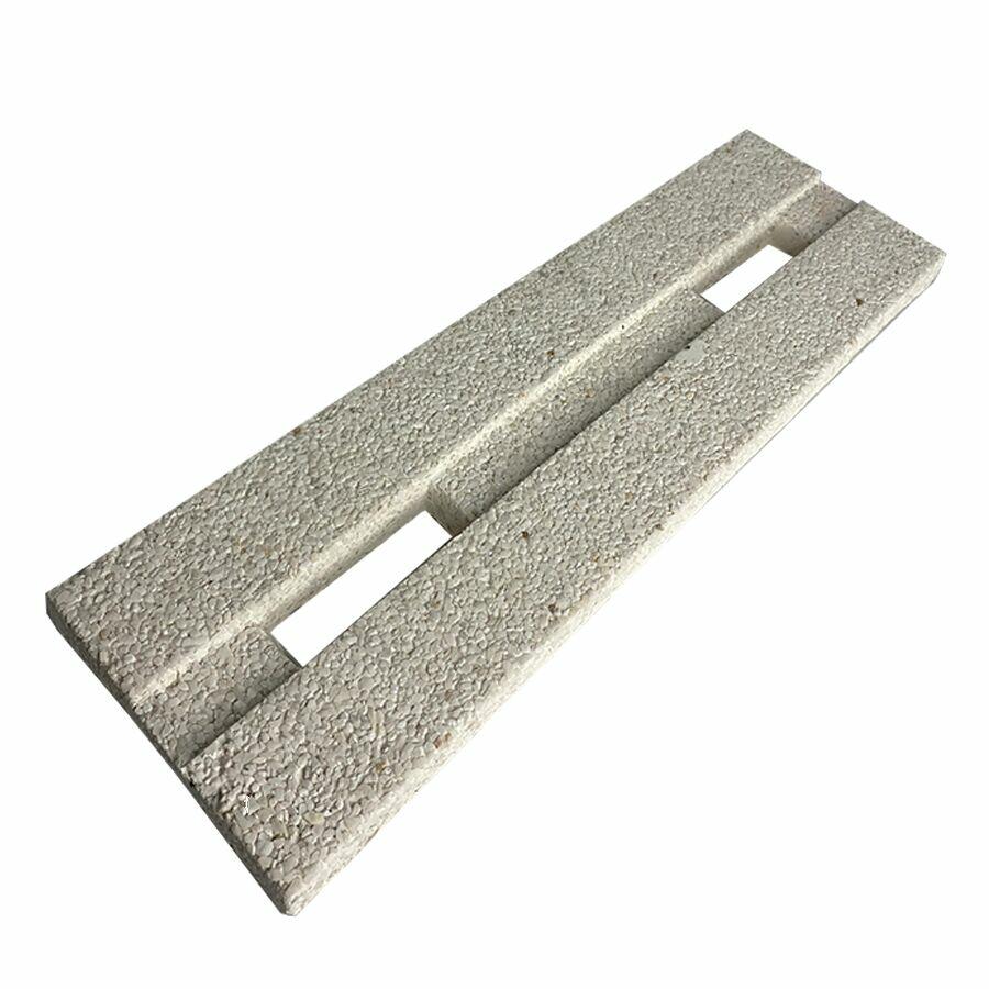 Piso Cimentício Grelha Via di Sassi Bianco 15x50x2 Externo Cimentíssimo