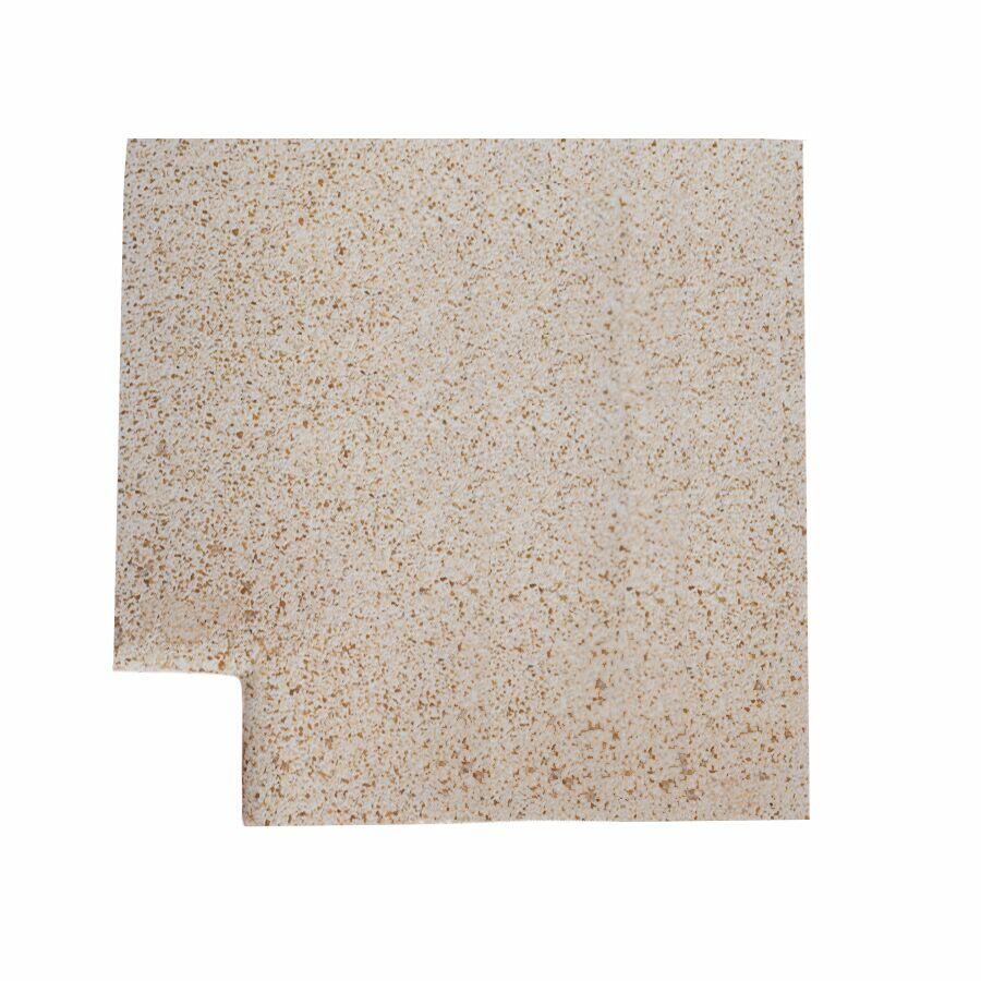 Borda Boleada Canto 90º Via di Sassi Beige 60x60x2 Cimentíssimo