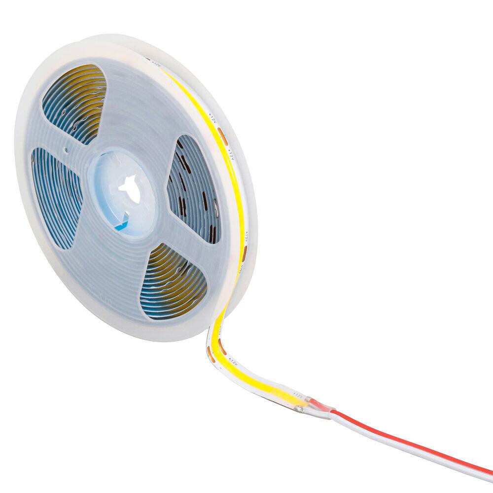 Fita de Led 12V 5m IP20 3000K Luz Amarela Gaya