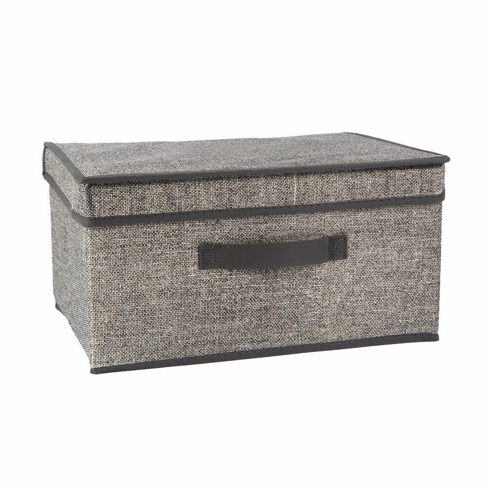 Organizador Multiuso de Tecido 19x27x38cm Cinza Casa&Ideia