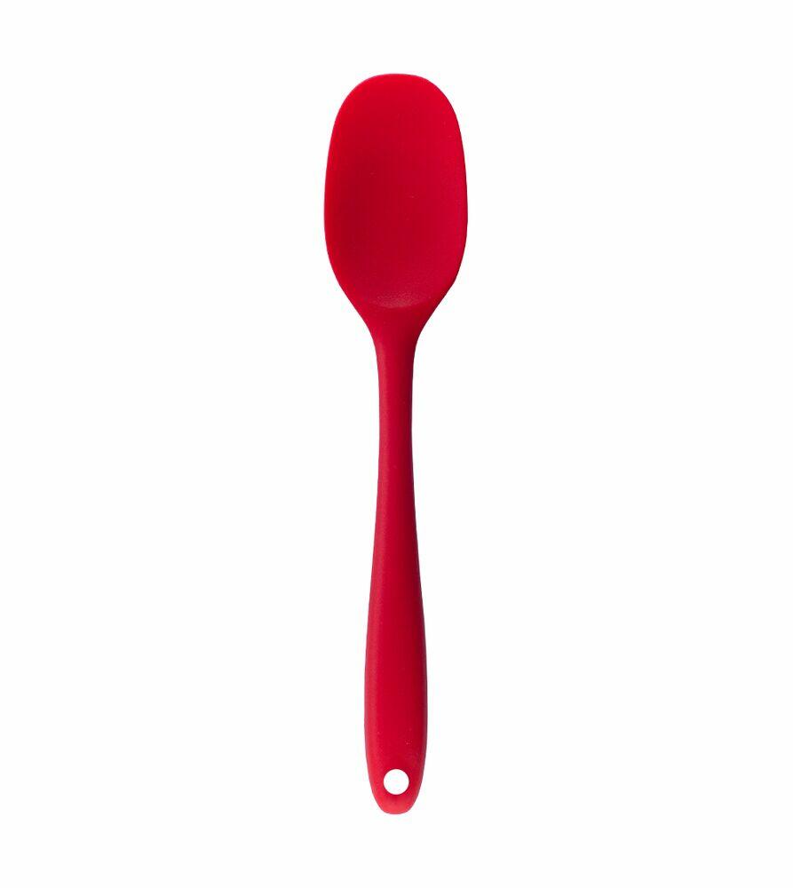 Espátula Redonda de Silicone Vermelho Cotidiana