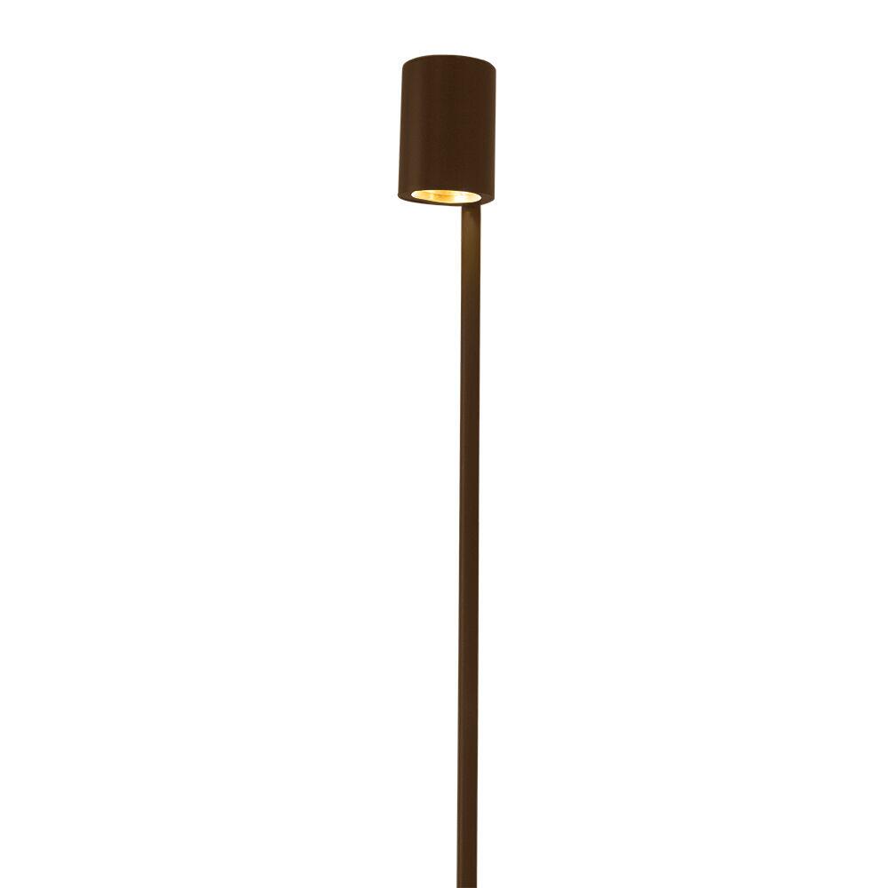 Balizador de Led 3W 2700K Neuss Alumínio Bivolt Marrom Blumenau