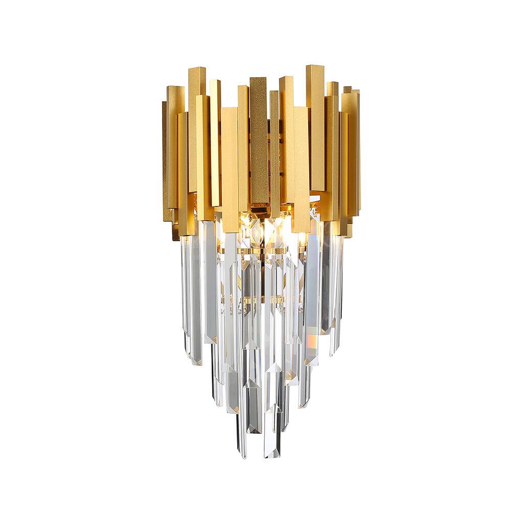 Arandela Lâmpadas 2xE14 Midas Bivolt Dourado Blumenau