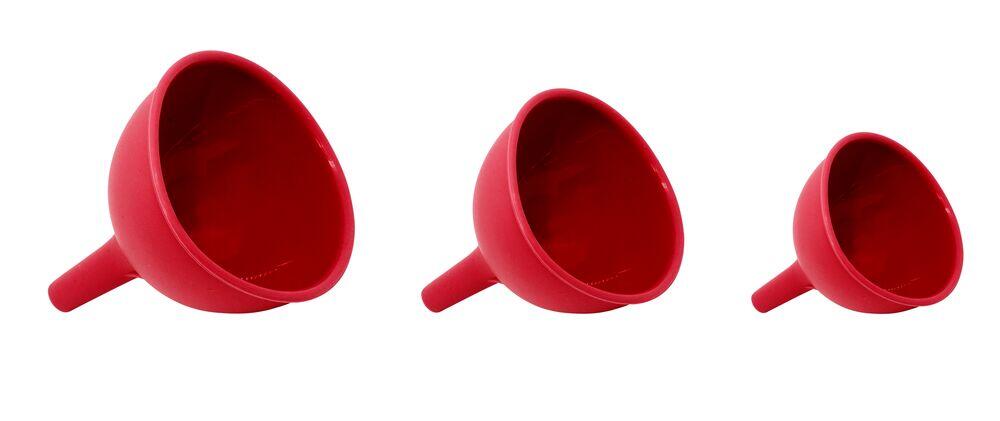 Funil Garrafa Oikos Silicone 3 Peças Cotidiana