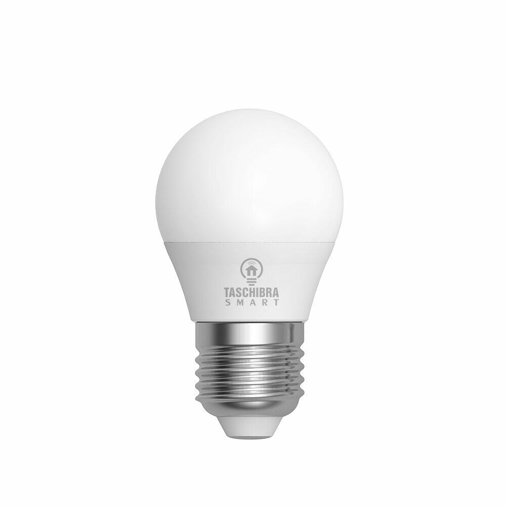Lâmpada Bulbo Bolinha Smart Wi-fi RGB Branco Tashibra