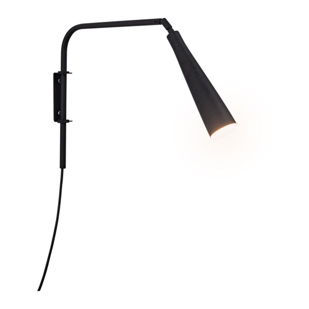 Arandela 1 Lâmpada Leitura Tube 270 Bivolt Preto Blumenau