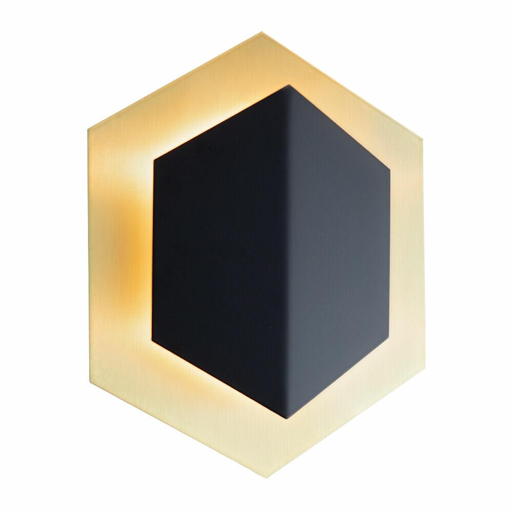 Arandela Lâmpada 2xG9 Quartzo Latão Preto Blumenau