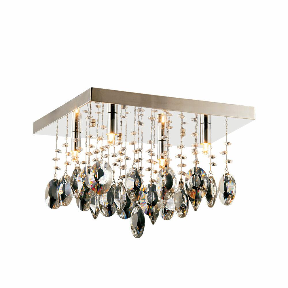 Plafon 4 Lâmpadas Pantheon Bivolt Cristal Blumenau