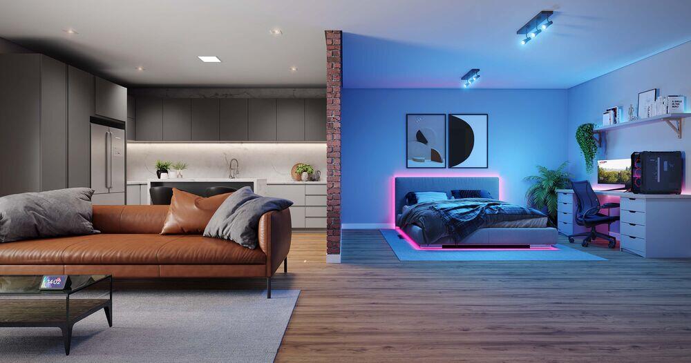 Lâmpada Led Smart Dicroica Wi-fi RGB 5W Autovolt Avant