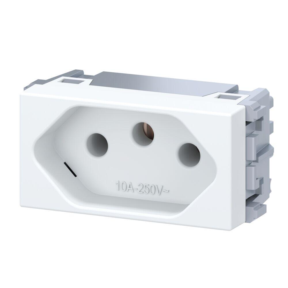 Módulo Tomada 2P+T 10A Esatta Branco Weg
