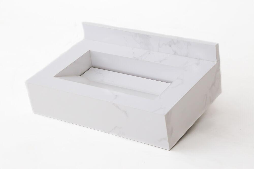 Bancada Porcelanato Marmorizada 50x80cm Málaga