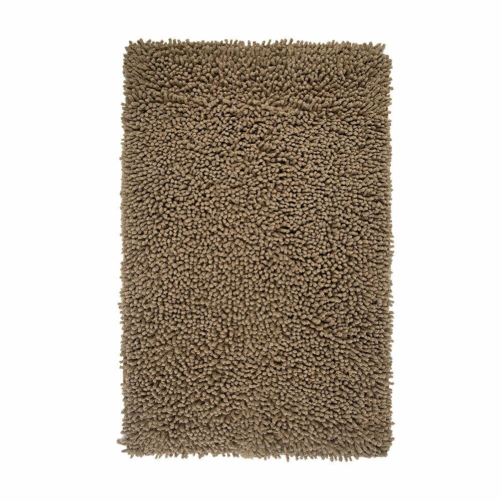 Tapete para Banheiro Chenille 50x80 Marrom Casa&Ideia