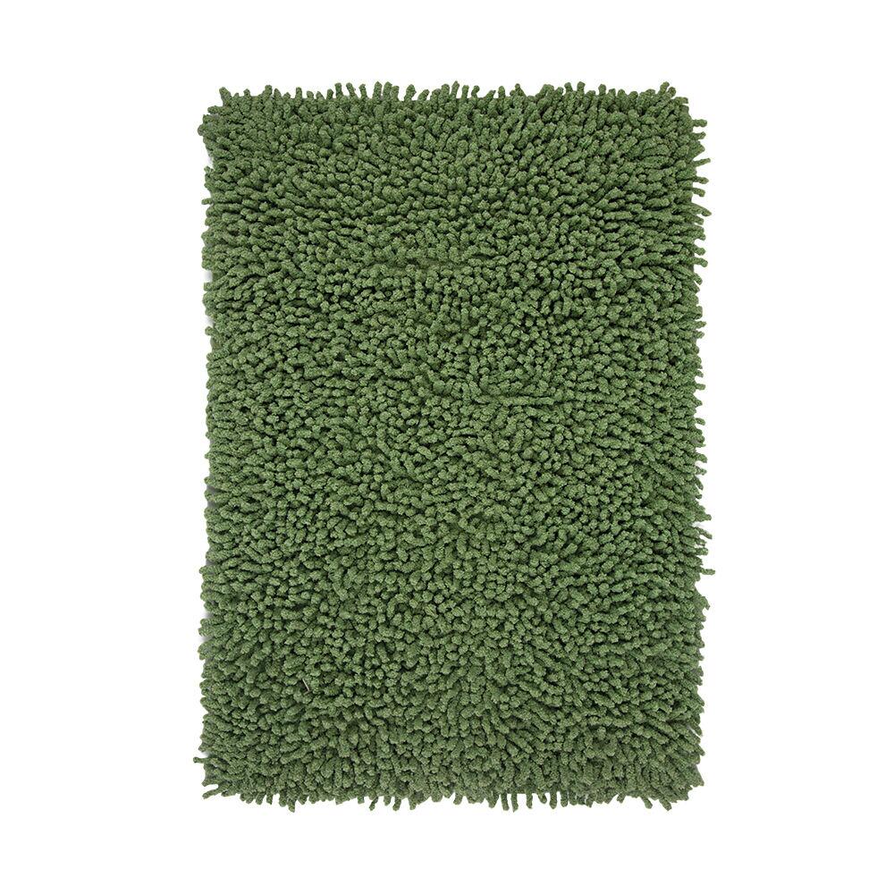 Tapete para Banheiro Chenille 40x60cm Verde Casa&Ideia