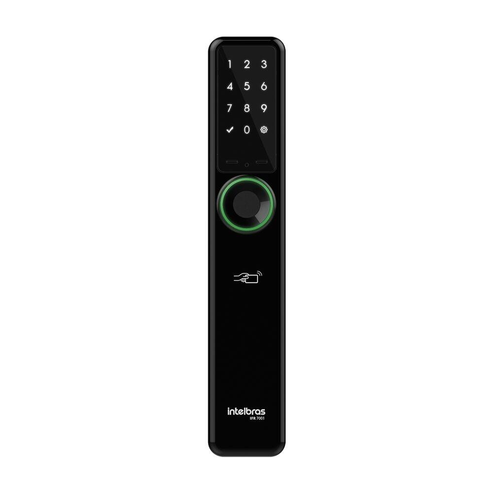 Fechadura Digital IFR 7001 + Smart de Embutir Preto Intelbras