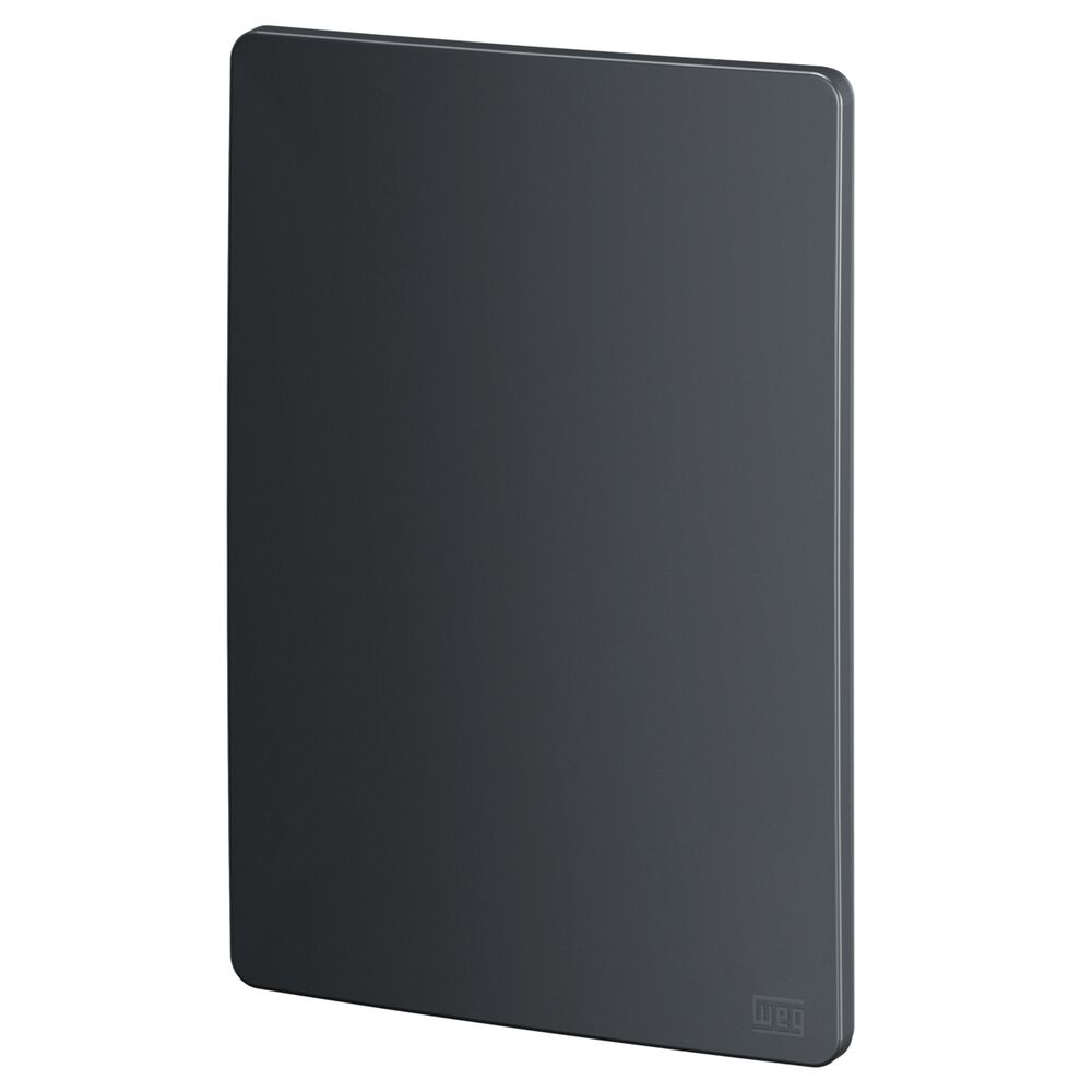 Placa 4x2 Cego Esatta Grafite Escuro Weg