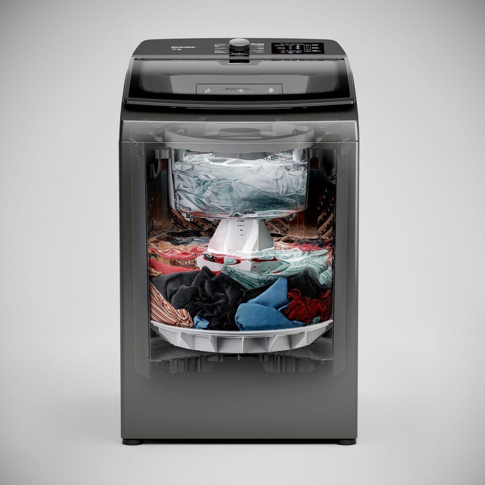 Lavadora de Roupas 16KG BWD16A9 Titanium Brastemp