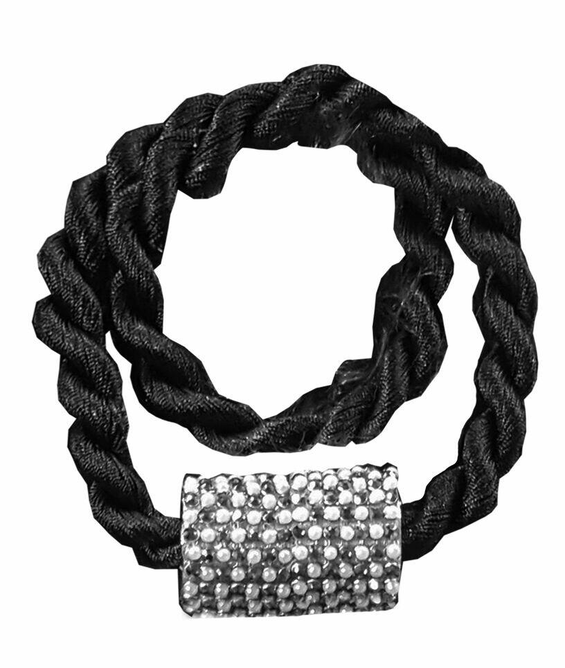 Abraçadeira Infinity Preto Bella Arte