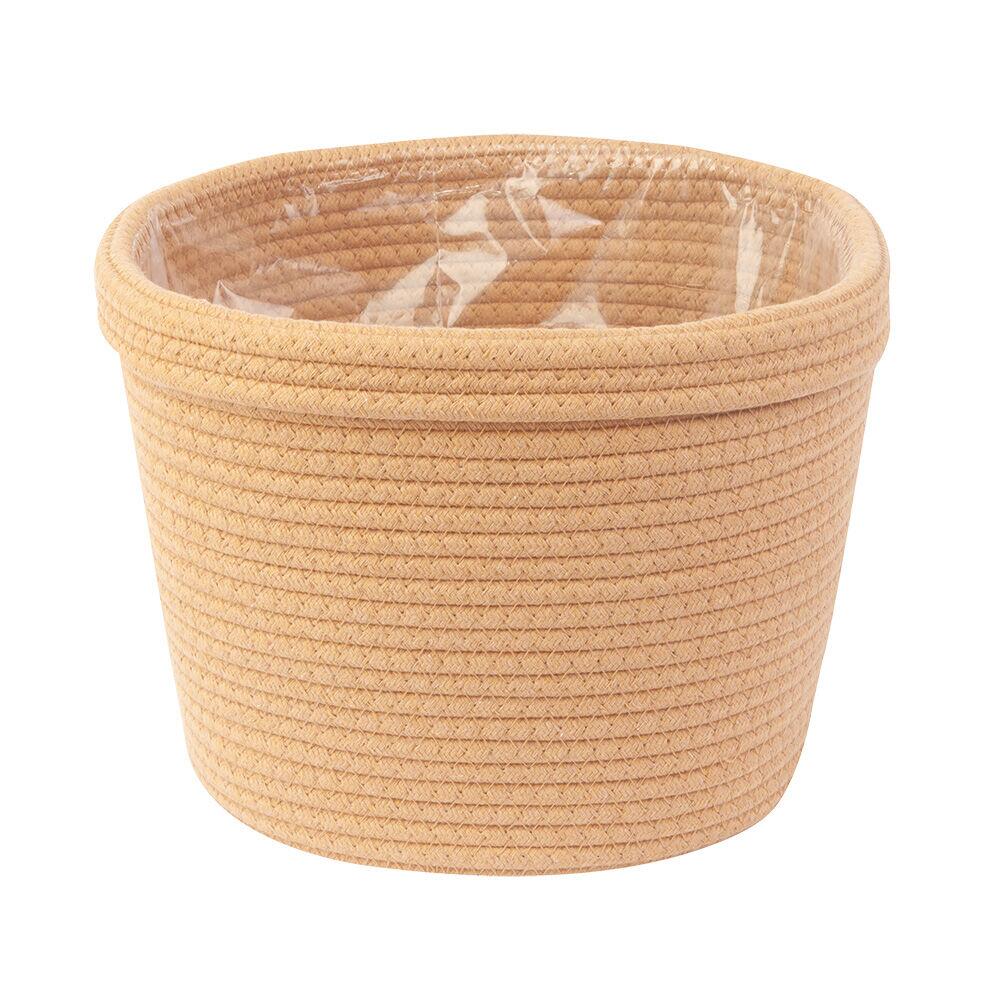 Cesta Decorativa sem Alça 29x29x18cm Cream Fascino
