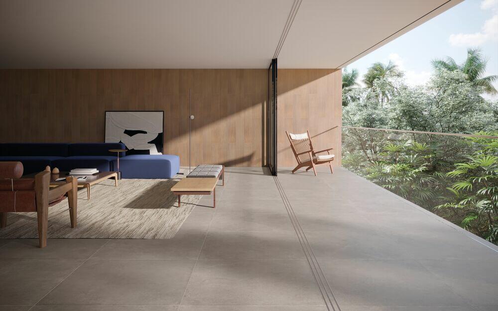 Porcelanato Fuso Viking Retificado Natural 90x90 Portobello