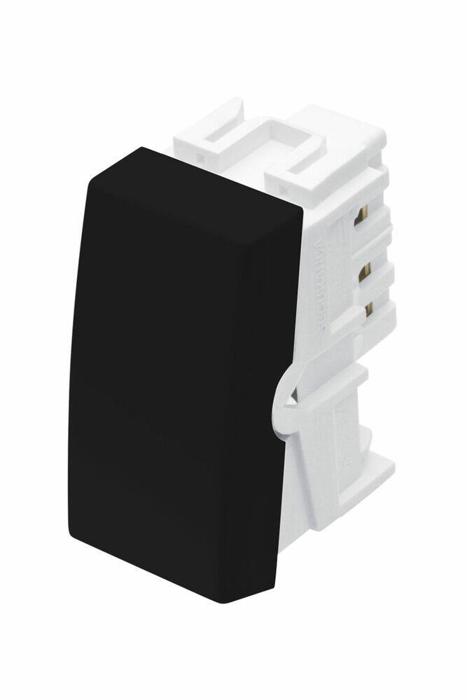 Módulo Interruptor 1P 16A Habitat Black Fame