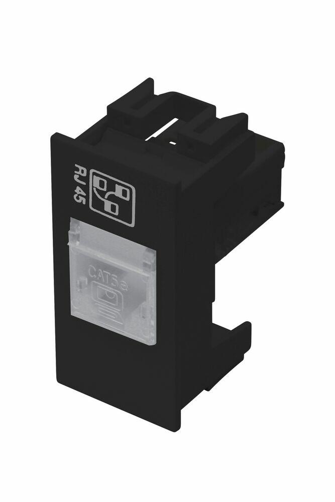 Módulo Tomada RJ45 Habitat Black Fame