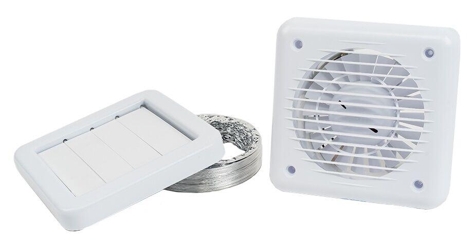 Kit Exaustor 125mm 220V Branco ITC
