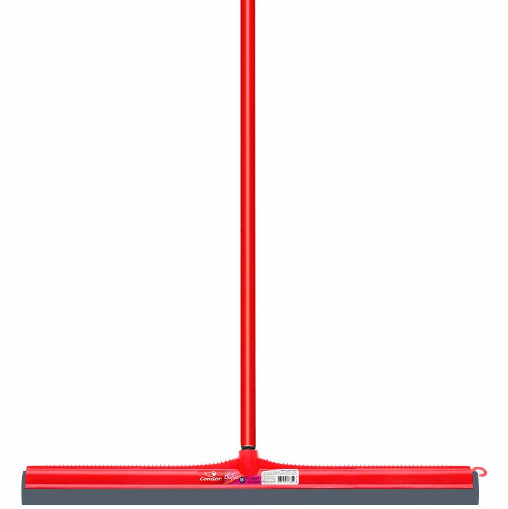 Rodo de Mão Duplo 60cm Vermelho Escuro Condor