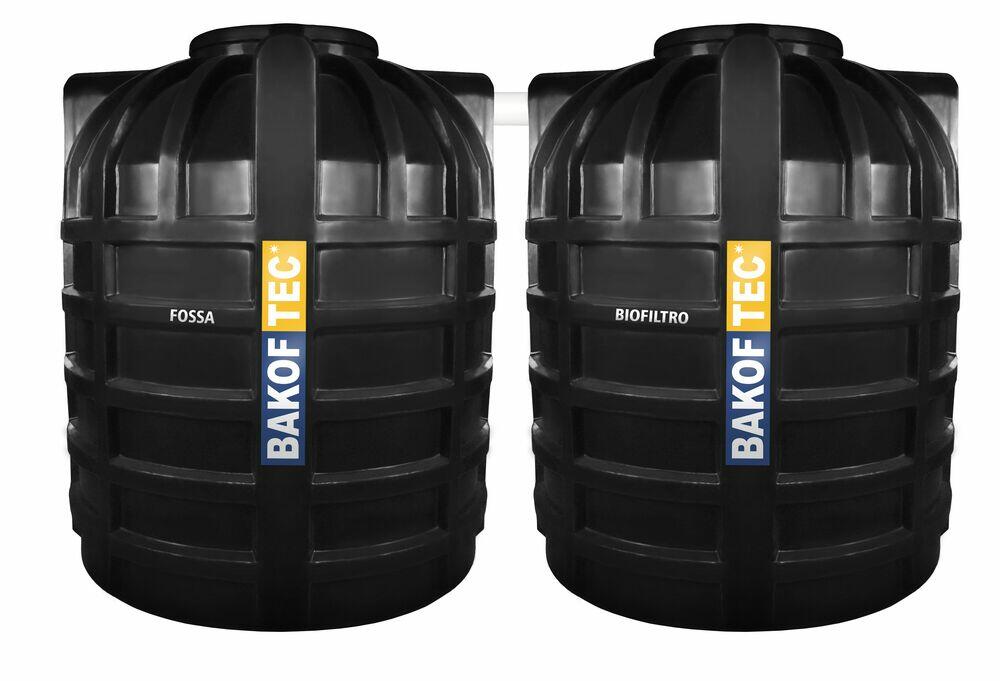 Conjunto Fossa e Biofiltro 2500L Bakof Tec