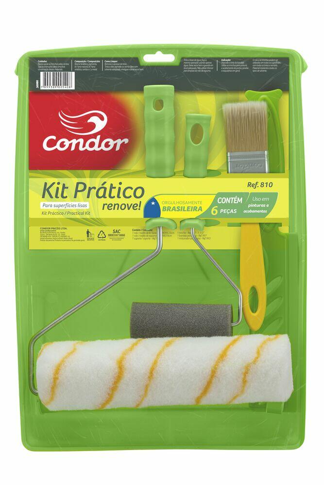 Conjunto para Pintura Prático 810 6 Peças Abacate Condor