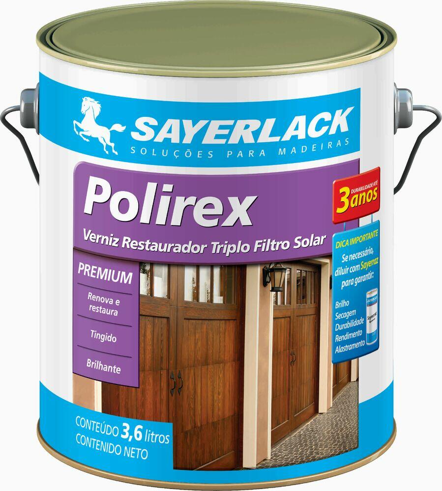 Verniz Triplo Filtro Mogno 3,6L Polirex Brilhante Sayerlack