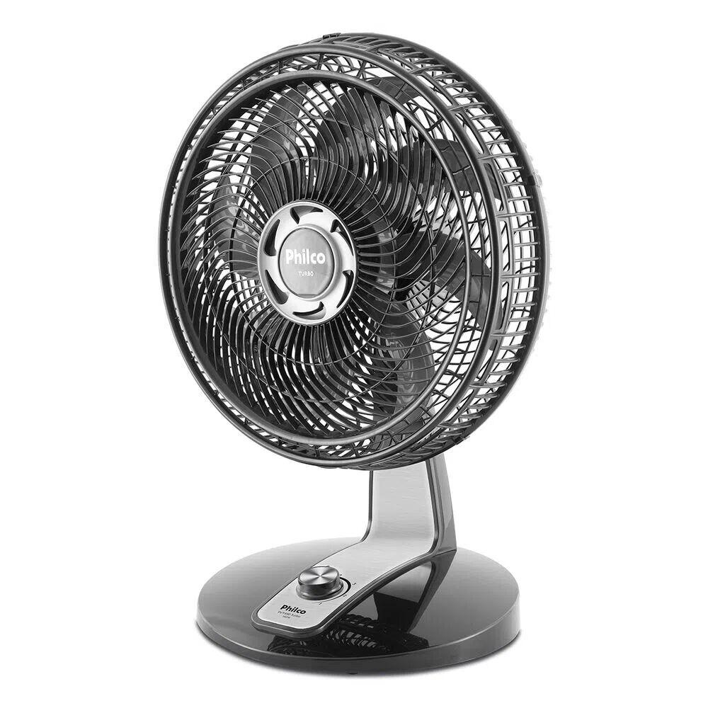 Ventilador de Mesa Turbo PVT500 127V Preto Philco