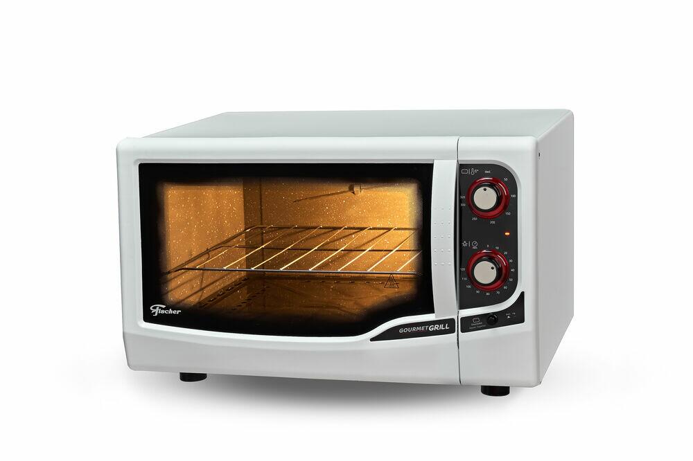 Forno Elétrico Gourmet Grill Bancada 44L Branco Fisher