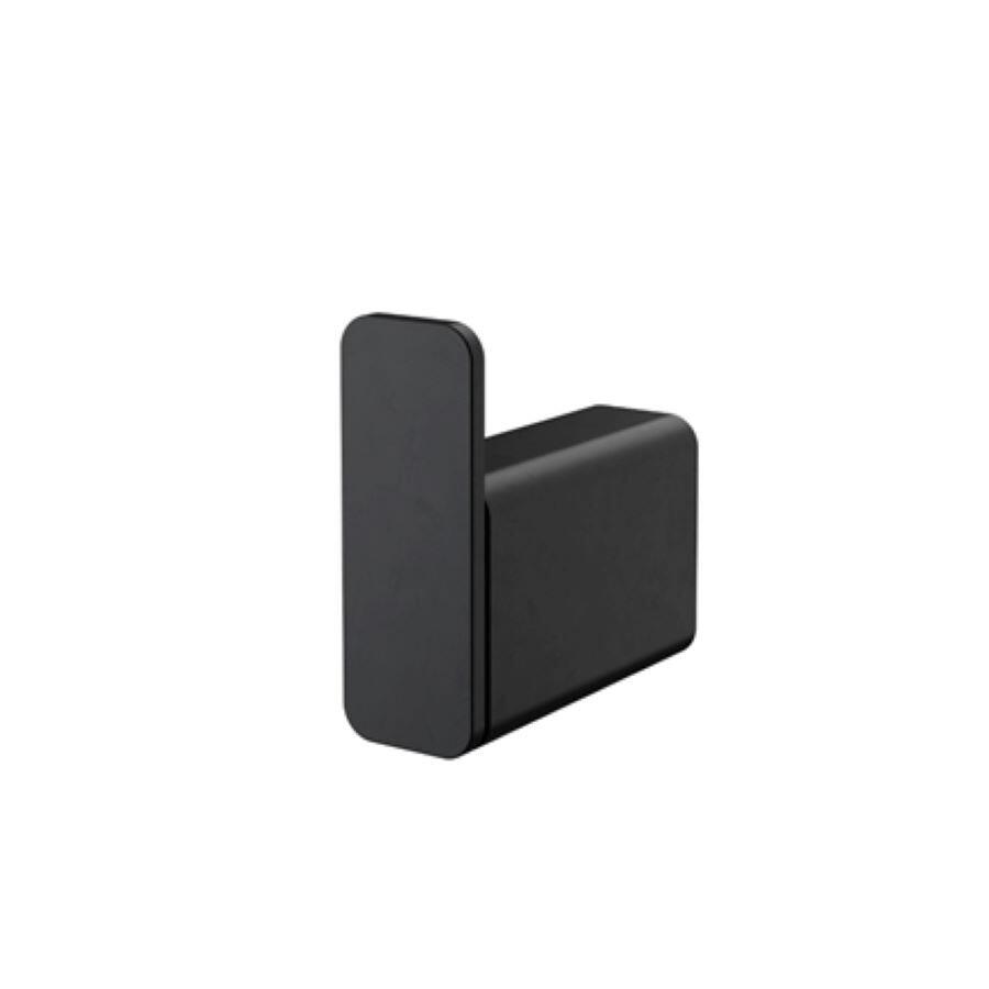 Cabide para Banheiro Docolflat Onix Preto Fosco Docol