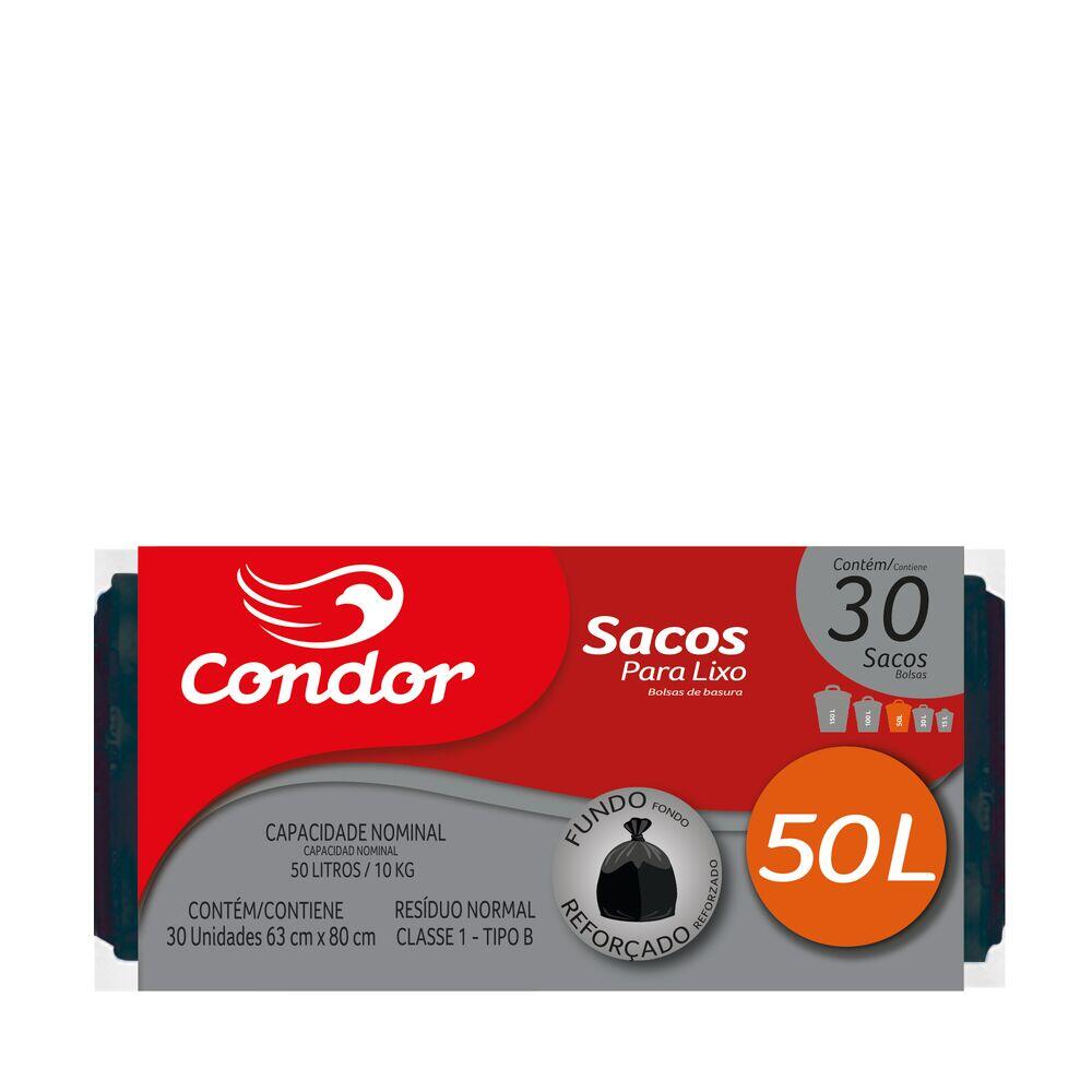 Saco para Lixo Rolo 50 Litros Condor