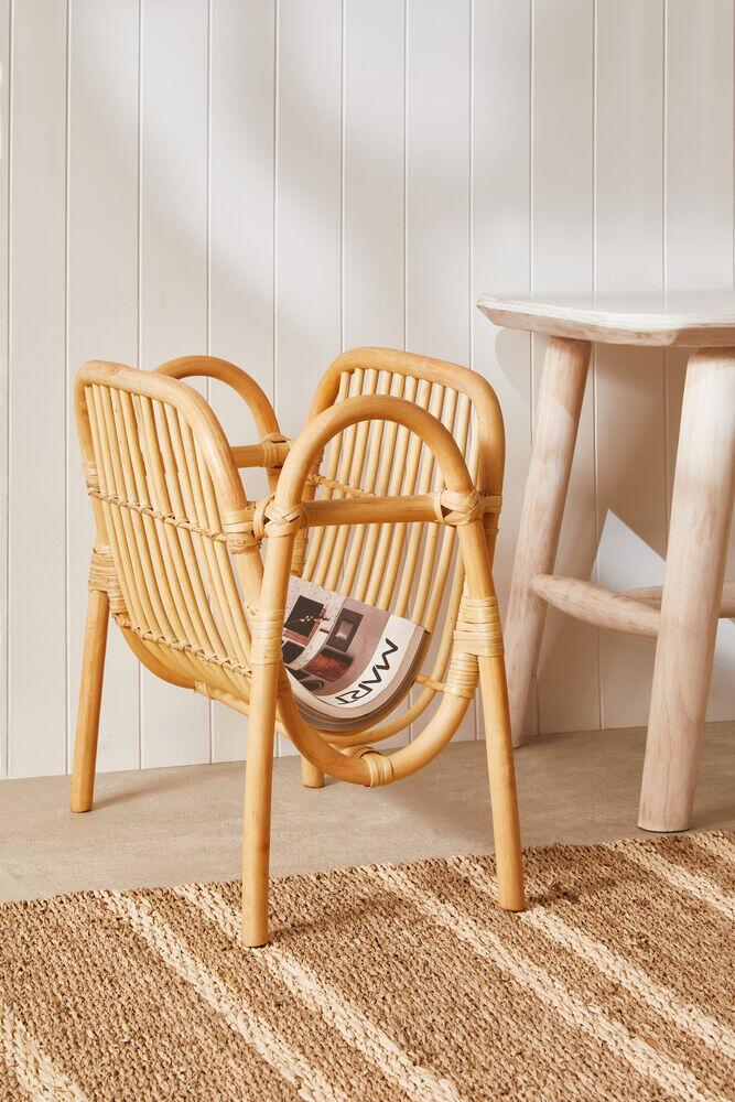 Porta Revistas Natural Rattan 41,5x45x28cm Mart Collection