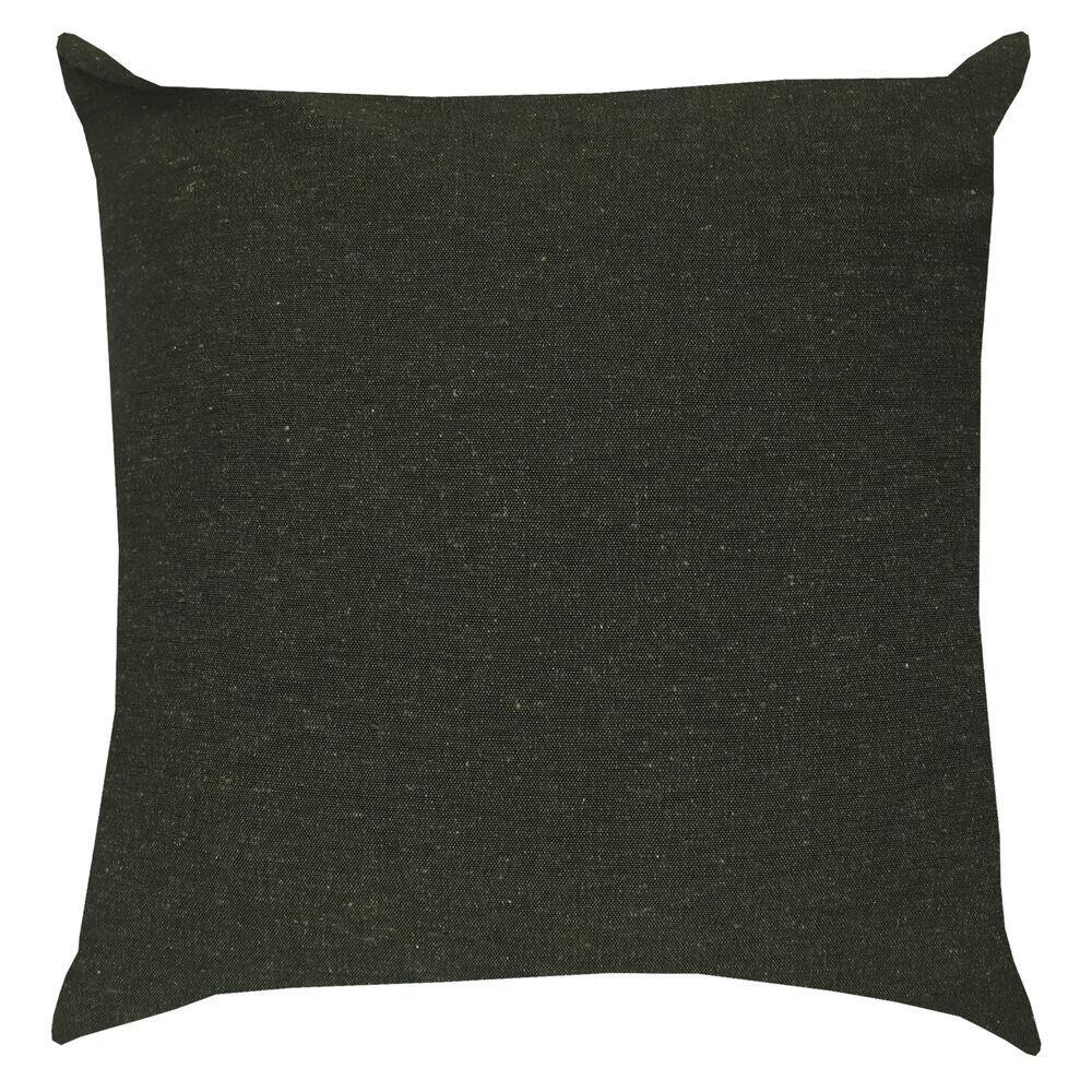 Almofada Eco Liso Jacquard 43x43 Verde Musgo Diagonal