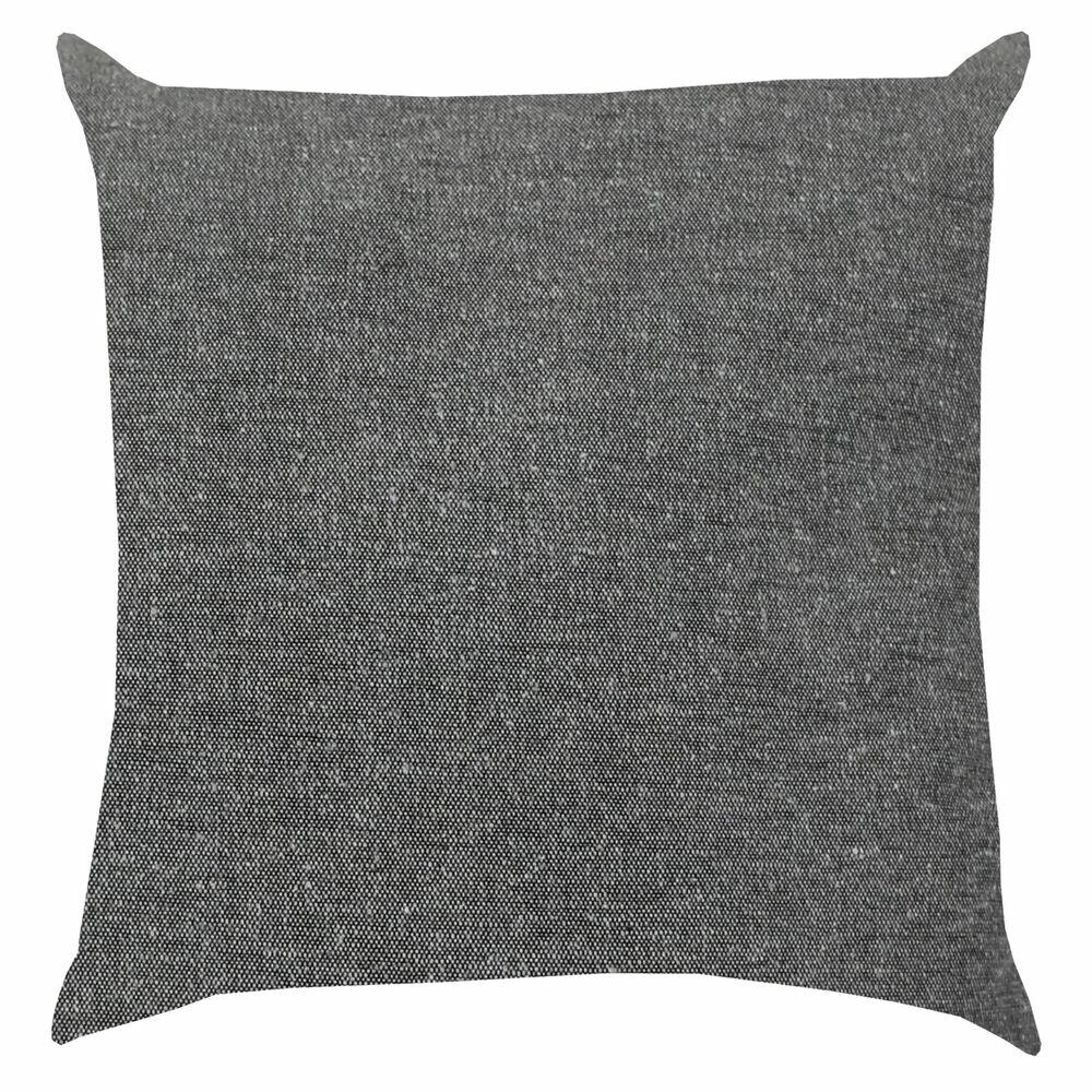 Almofada Eco Liso Jacquard 43x43cm Cinza Diagonal