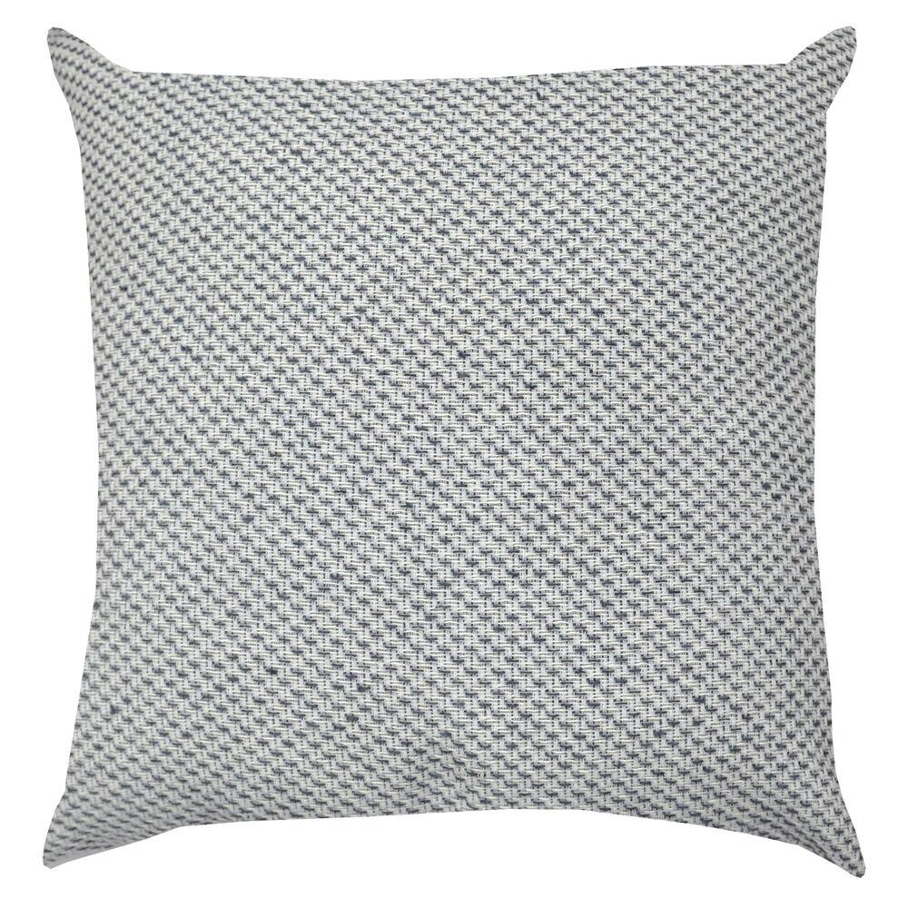 Almofada Helsinque Tramado 43x43cm Cinza e Branco Diagonal
