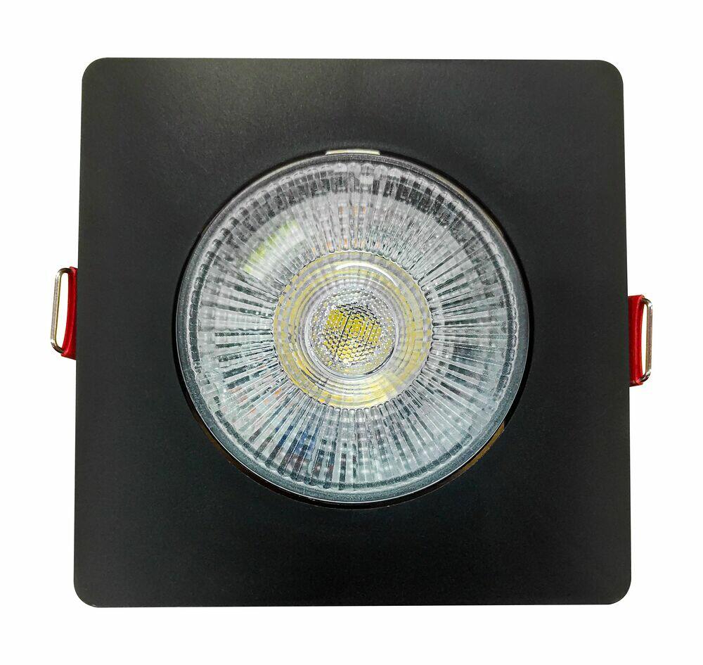 Spot LED Supimpa Embutir 5W Quadrado Bivolt Preto Avant