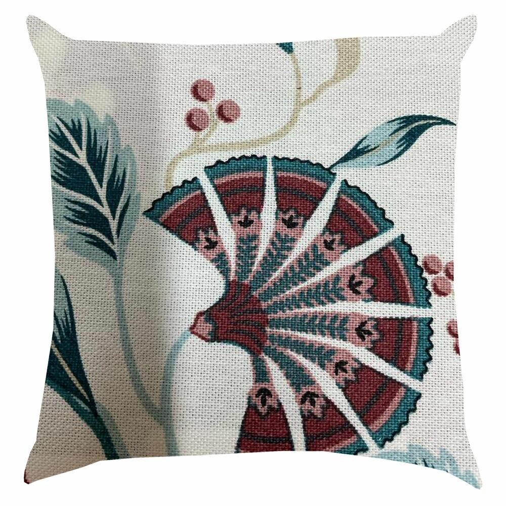 Almofada Astúrias Pavão 43x43cm Diagonal
