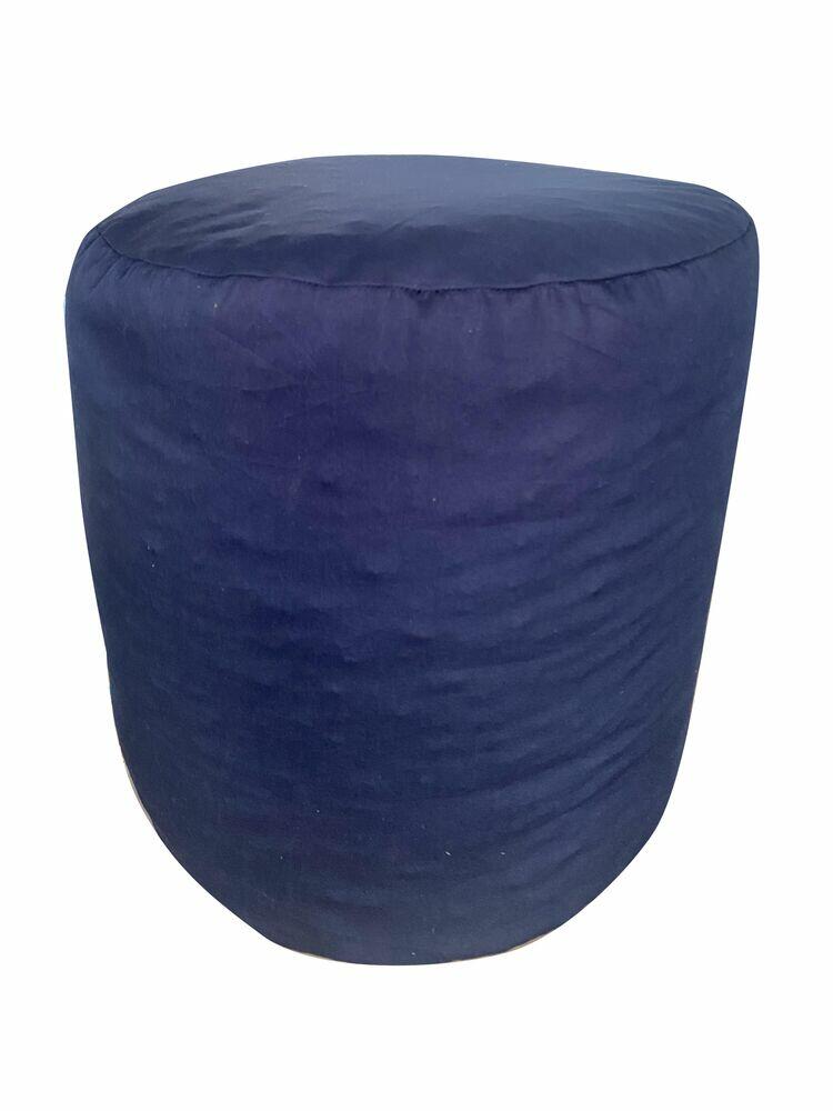 Puff Flop 35x35cm Azul Marinho Diagonal