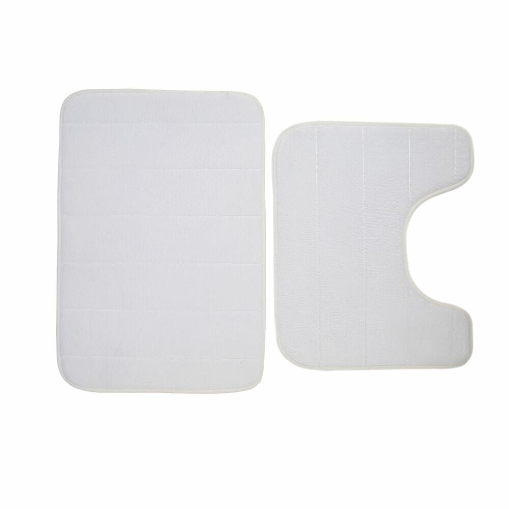 Tapete de Banheiro 40x60x1,2cm Branco Casa&ideia