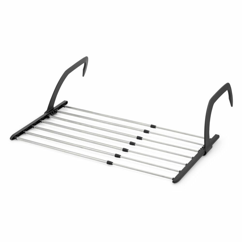 Varal Portátil 90x35x16cm Preto Casa&Ideia