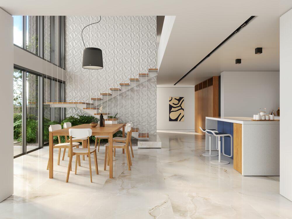Porcelanato Onice Retificado Acetinado 90x90 Incepa