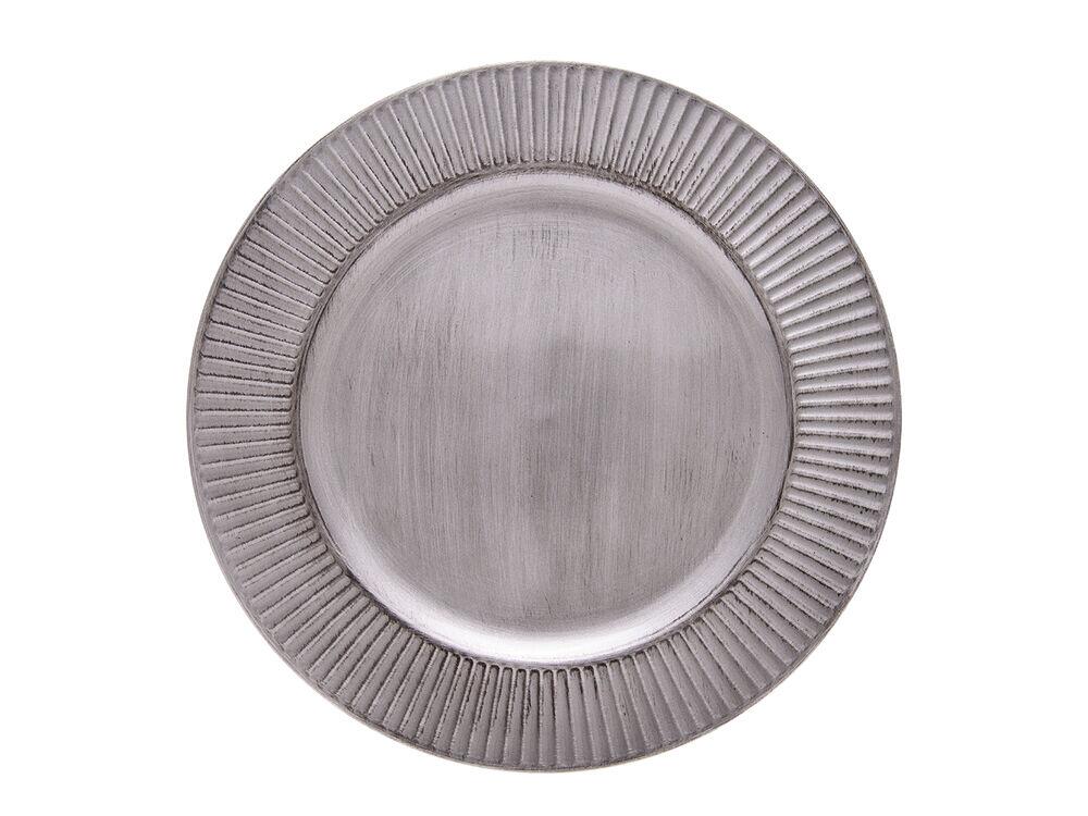 Sousplat 33cm Galles Silver Copa & Cia