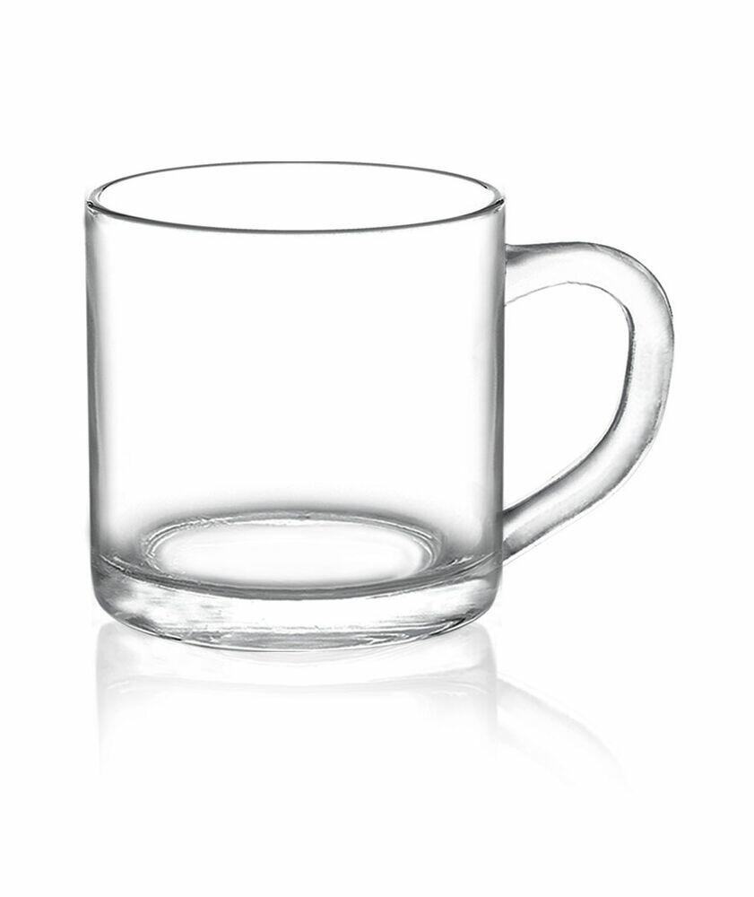 Jogo de Caneca de Vidro KEHWA 125ml 6 Peças Casa&Ideia
